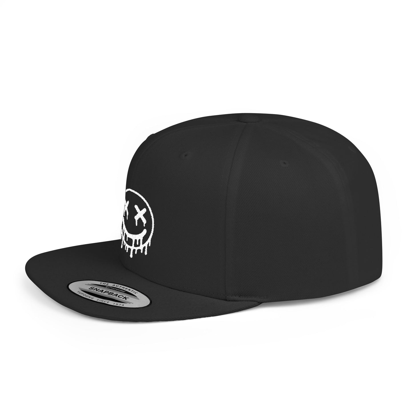 Basic Smiley Drip Logo Snap Back