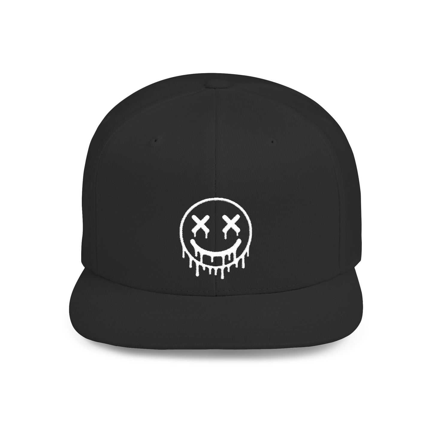 Basic Smiley Drip Logo Snap Back
