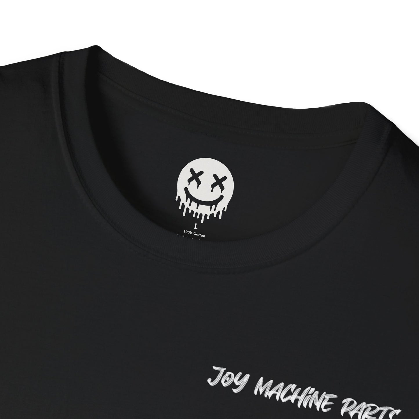 Back Mounted Smily Drip Logo Tee.